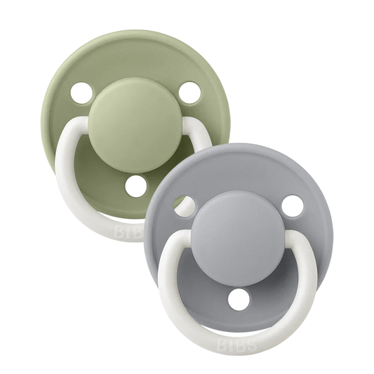 Duo suce bibs de lux NUIT - Sauge/nuage