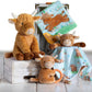 Doudou personnage - Hetty la vache highlander
