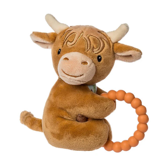 Hochet de dentition - Hetty la vache highlander 6’’