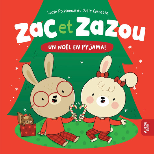 Zac et Zazou un noël en pyjama!
