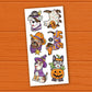Tatouages temporaires hypoallergène - Collection Halloween