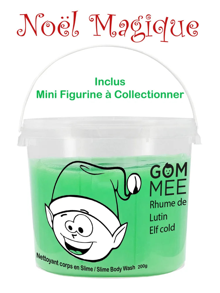 SEAU SLIME MOUSSANTE LUTIN COQUIN VERT AVEC MINI FIGURINE