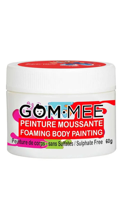 Peinture moussante pour le corps - Rouge Glow