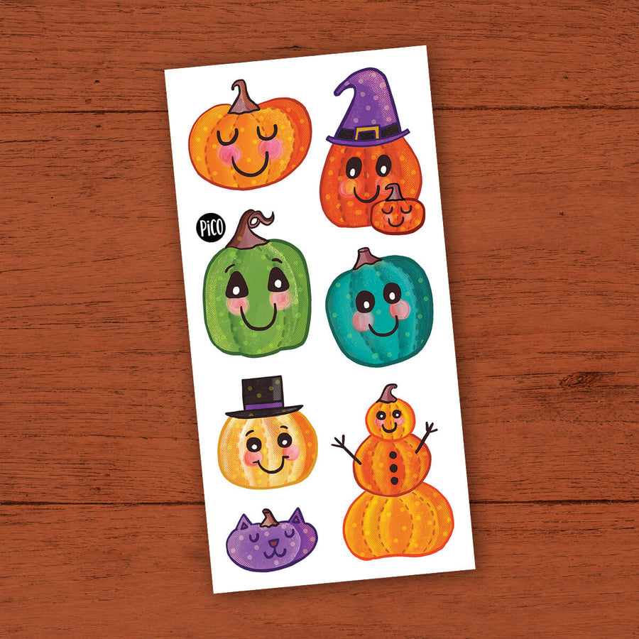 Tatouages temporaires hypoallergène - Collection Halloween