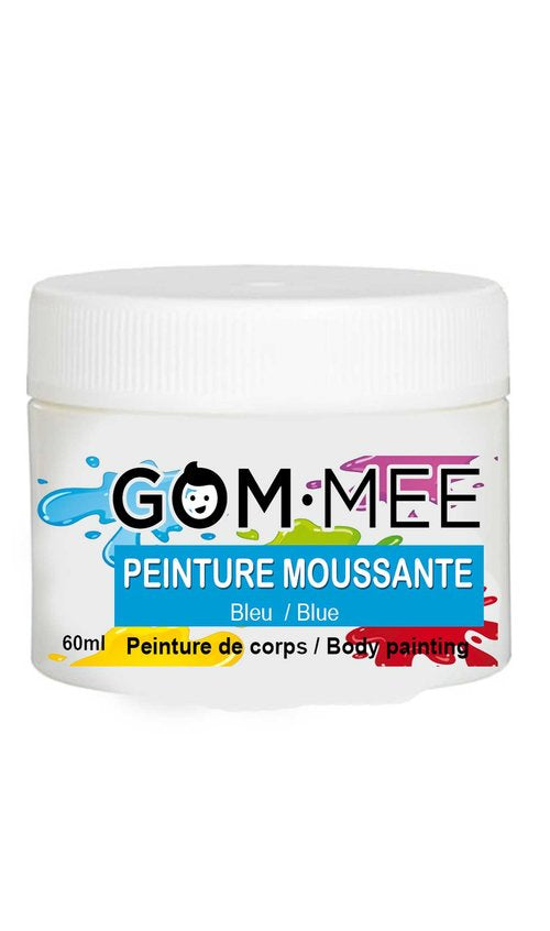 Peinture moussante pour le corps - Bleu 60g