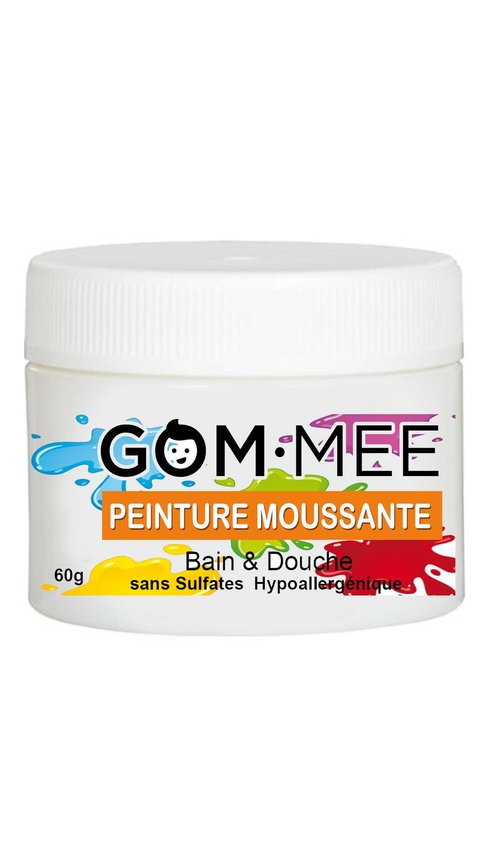 Peinture moussante pour le corps - orange 60g