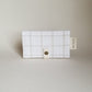 Mon carnet - Lin carreaux beige