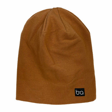 Tuque mi-saison Camel - 6-36 mois