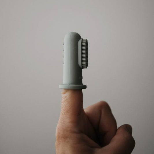 Brosses à dents pour le doigt (pqt de 2) - Alizé/stone