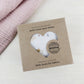 coussin réconfortant - coeur , étoile filante rose