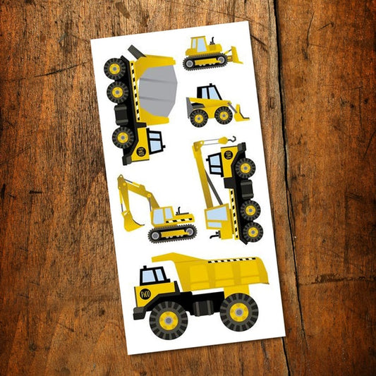 Tatouages temporaires hypoallergène - Vroummm...Les Camions