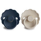 FRIGG en caoutchouc naturel (Fleur)- Marine et sable