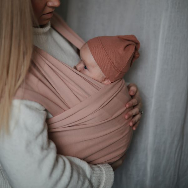 Bonnet avec noeud 0-3 mois - cèdre
