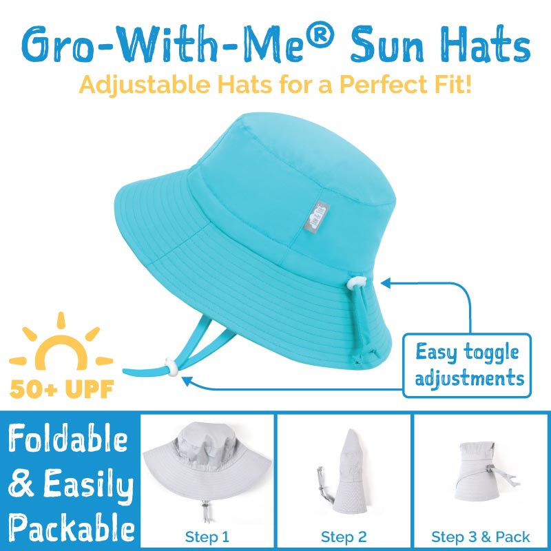 Chapeau bob ajustable imperméable - Gris nuage
