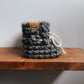 Pantoufles en laine - Pin