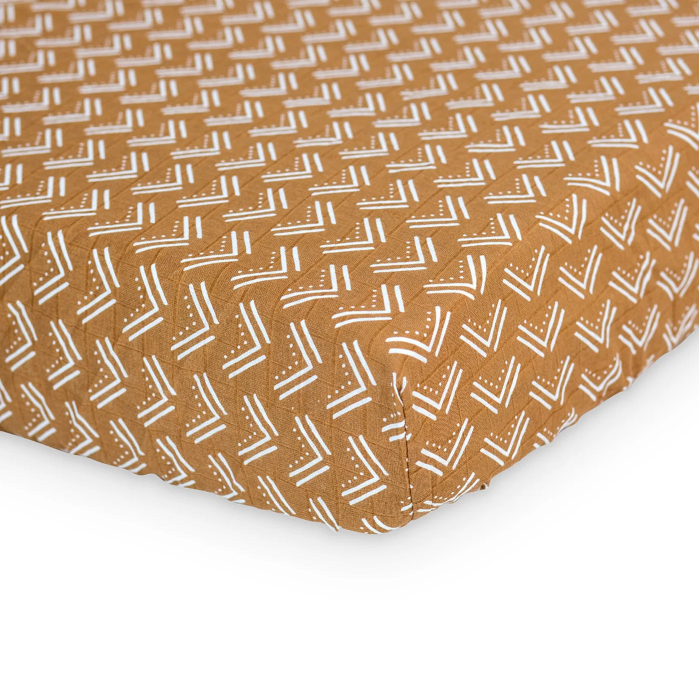 Drap de lit de bébé en mousseline de coton - Mudcloth/Boue