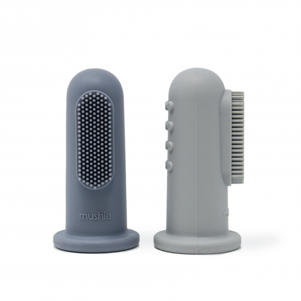 Brosses à dents pour le doigt (pqt de 2) - Alizé/stone