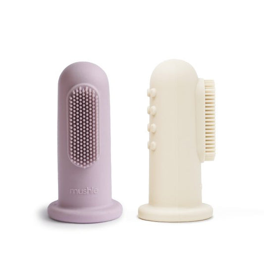 Brosse à dent pour le doight- Lilac/ivoire