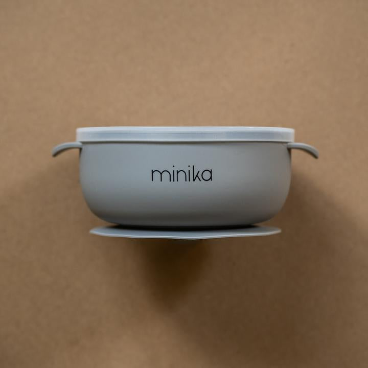 Bol en silicone avec couvercle