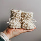 Pantouffles en laine - coton