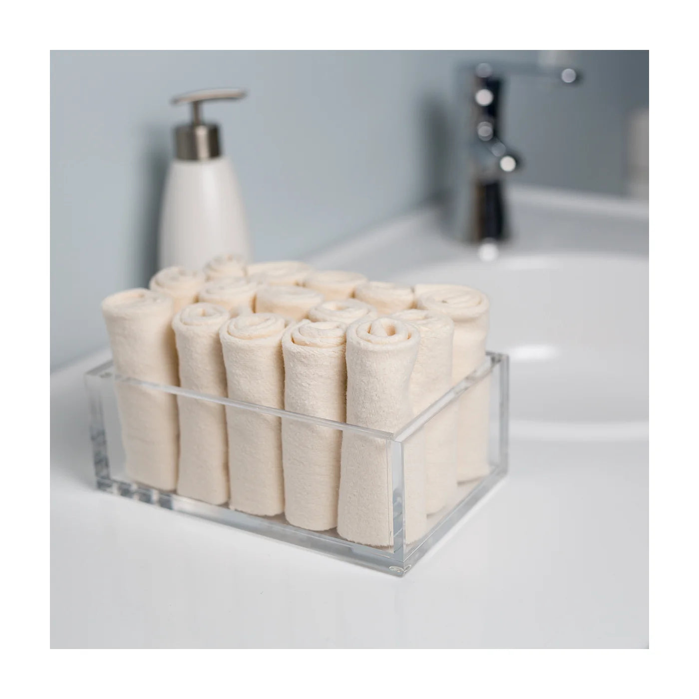 Débarbouillette en coton biologique