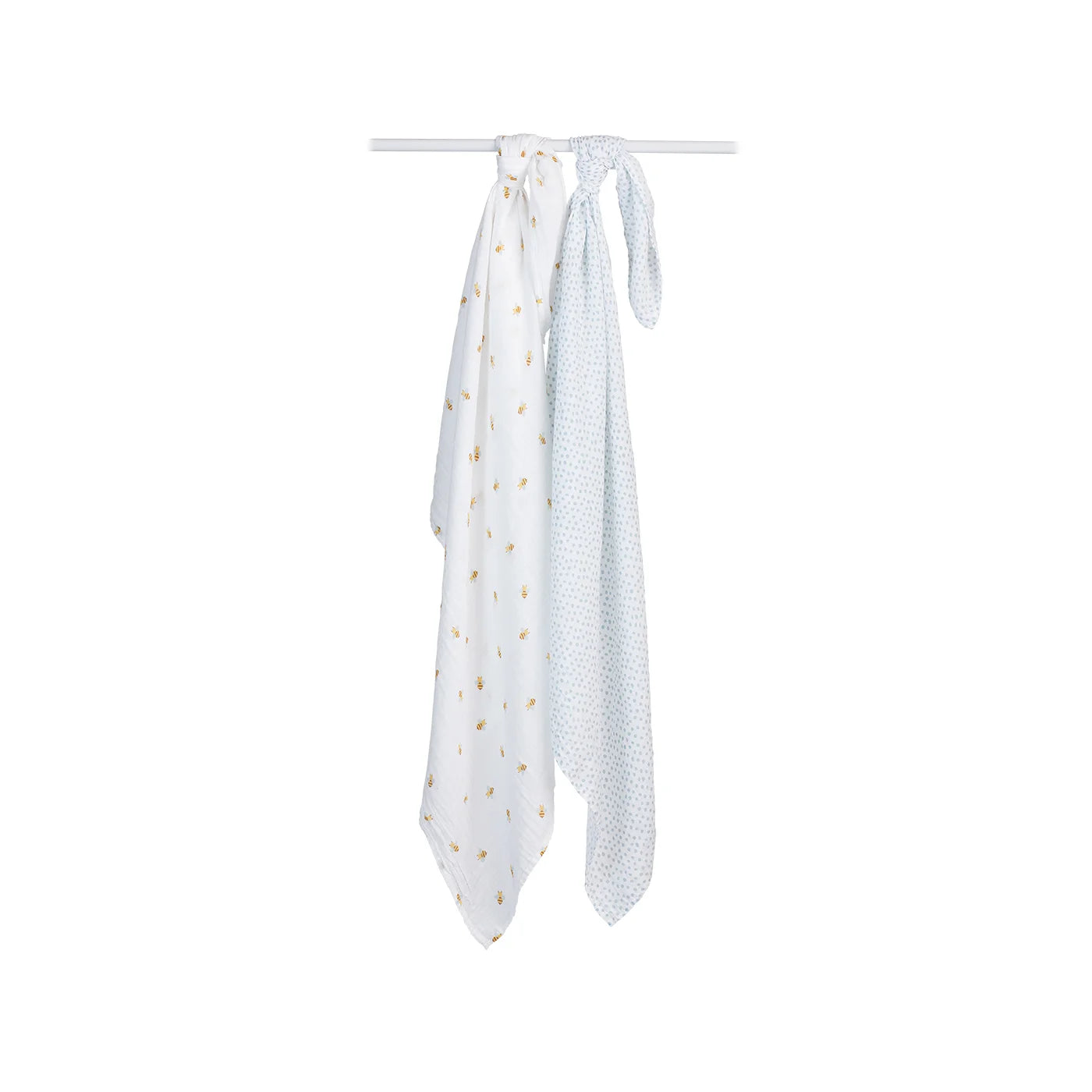 mousseline lulujo - abeille et point bleu
