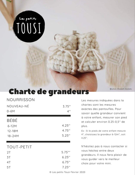 Pantoufles en laine - Ballerine