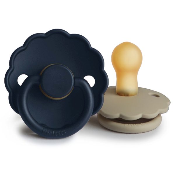 FRIGG en caoutchouc naturel (Fleur)- Marine et sable